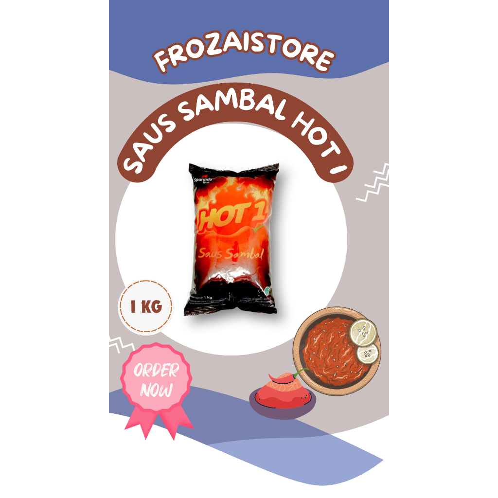 

Hot 1 Saus Sambal 1kg