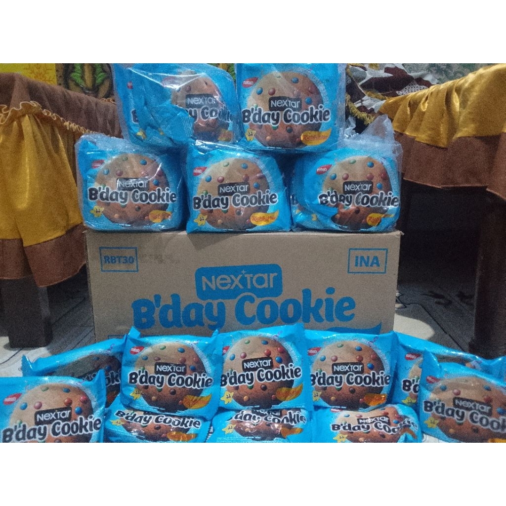 

B'day Cookie(1kardus isi 6 pak 1pak isi 10 pcs)