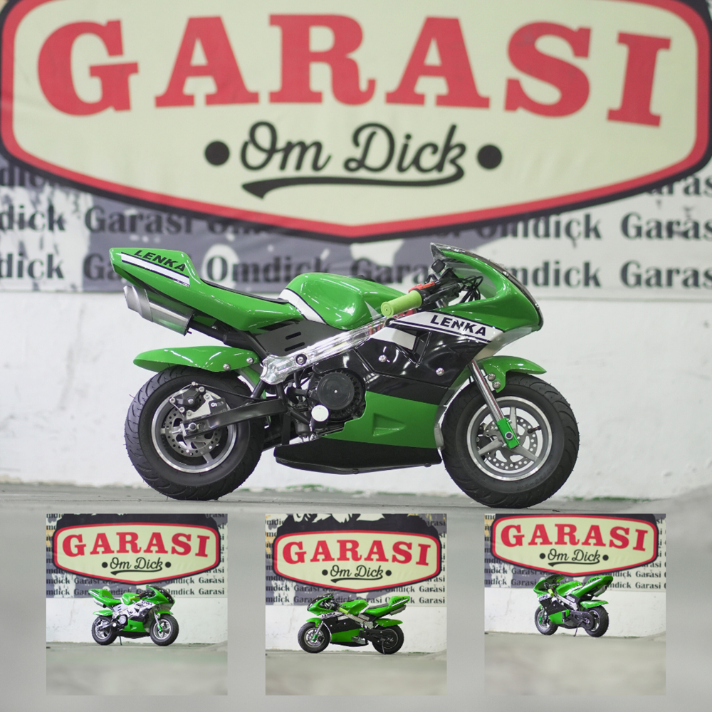 Motor Mini Trail GP 50cc Lenka Std Mesin Tarik 2 tak