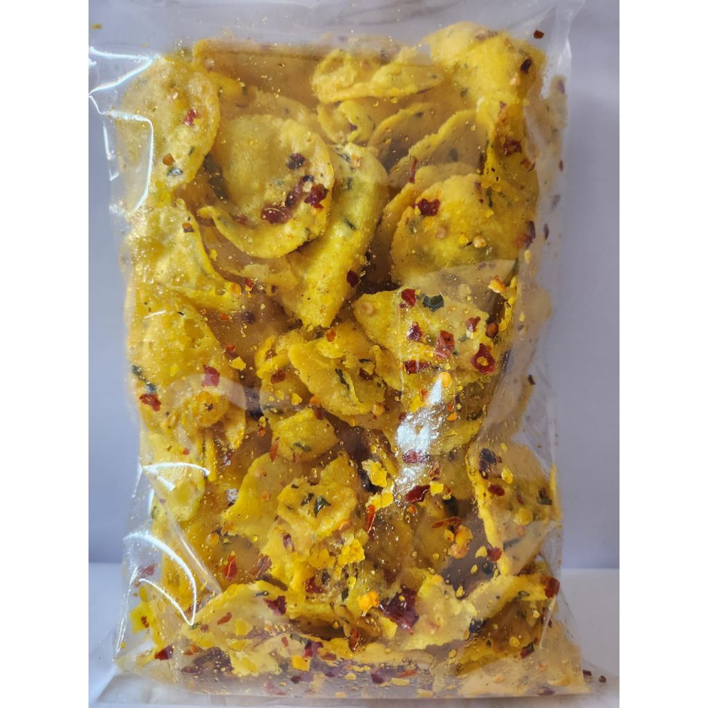 

Comring kripik sampe rasa pedas rasa original