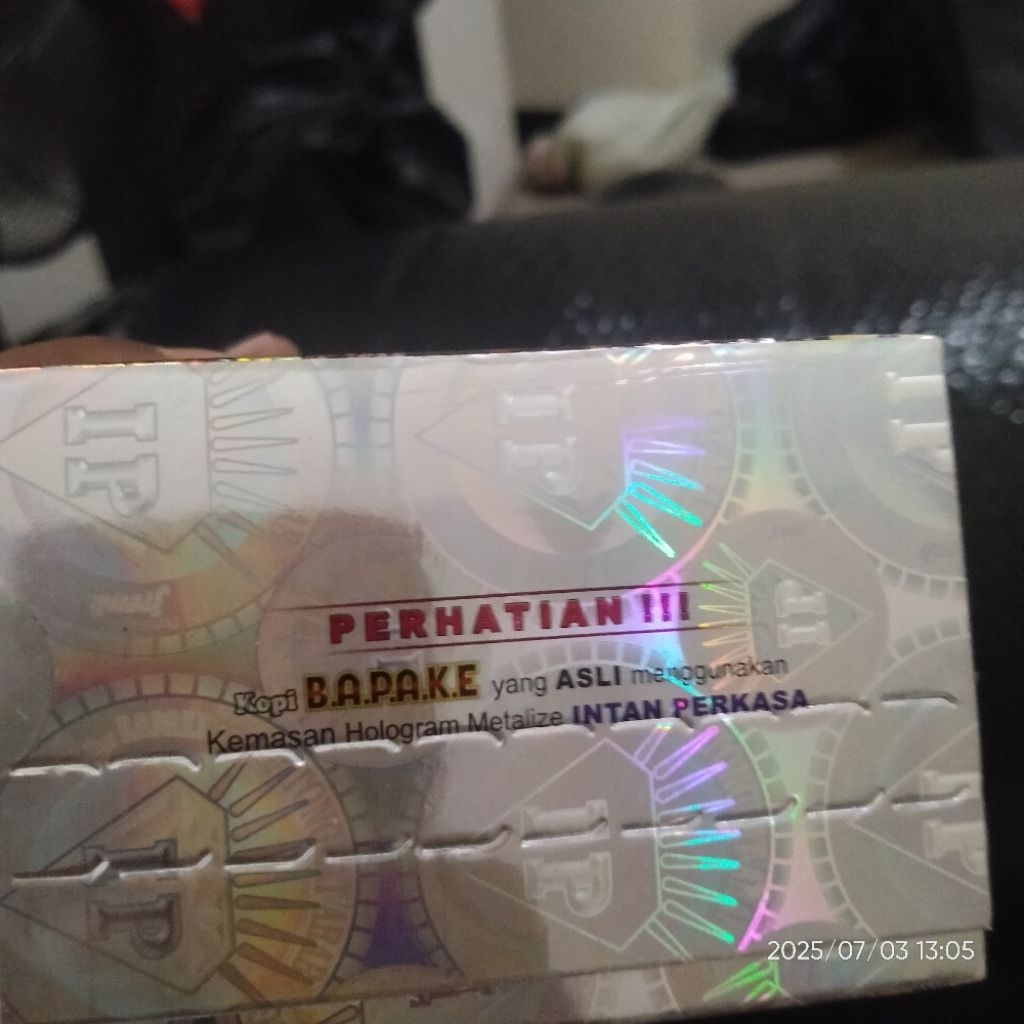 

kopi bapaqe berhologram intan perkasa