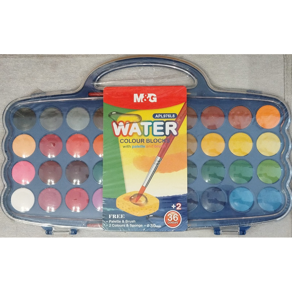 

M&G WATER COLOUR BLOCKS APL976L8 30mm