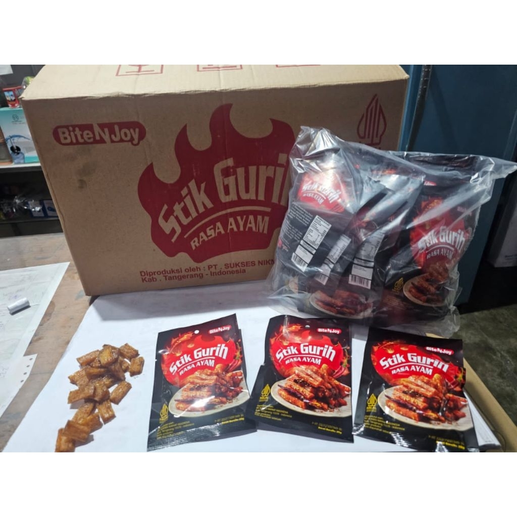 

Dendeng Stik Gurih Rasa Ayam isi 20