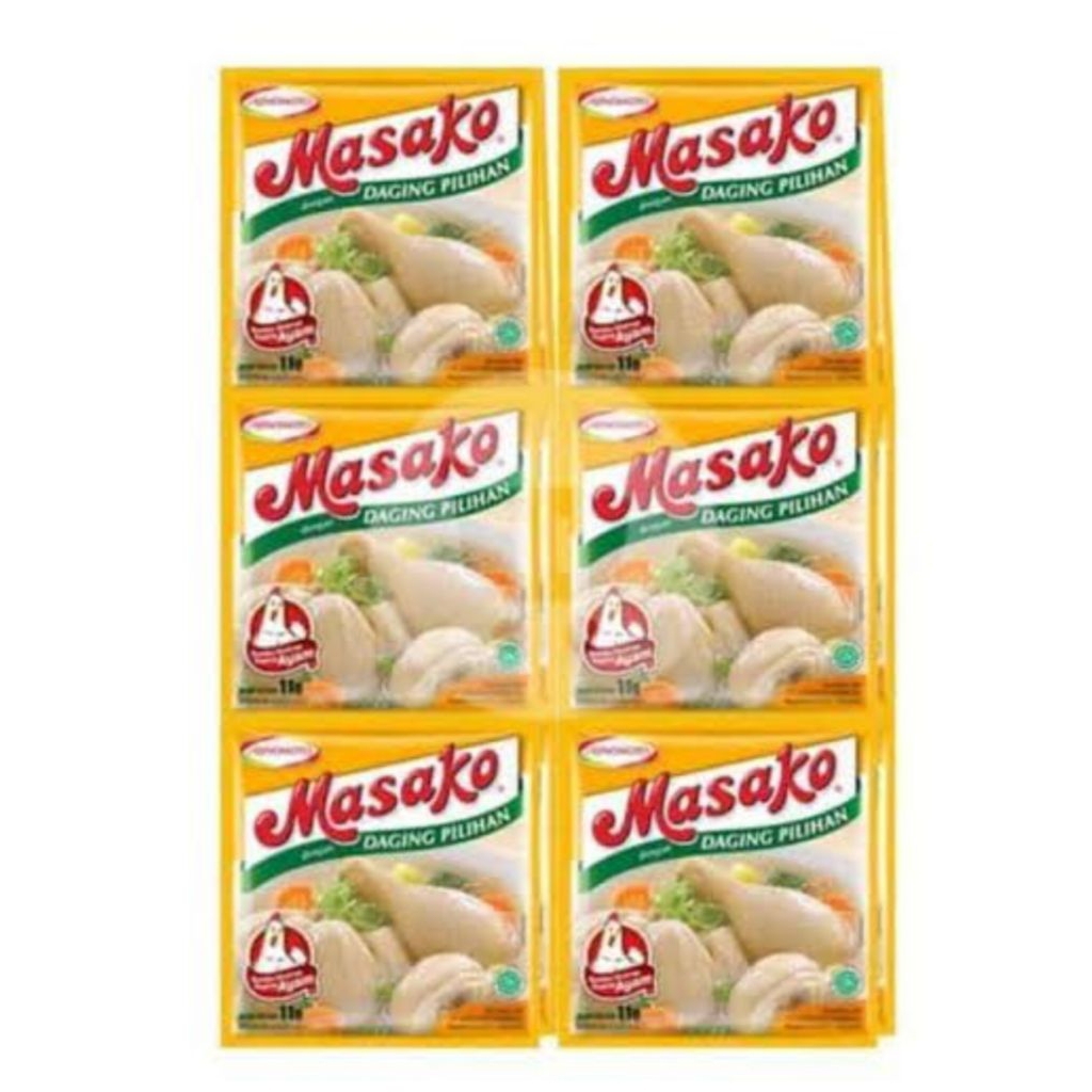 

bumbu masako ayam 1 renteng isi 12 pcs bppn