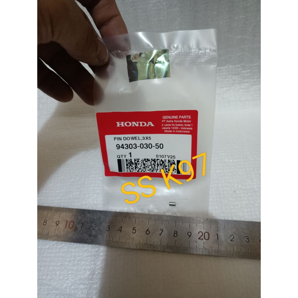 dowel pin crankshaft 3 x 5 pin bos bus krek as bandul gir gigi krek as teming karisma supra x 125 bl