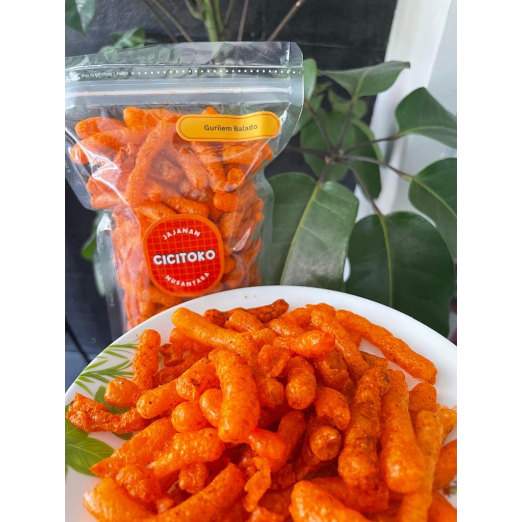 

CICITOKO Jajanan Nusantara - Gurilem Balado - Size Kecil dan Besar