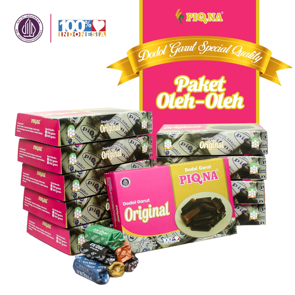 

PIQNA Paket Oleh Oleh Dodol Garut Special Quality 10 x 250g
