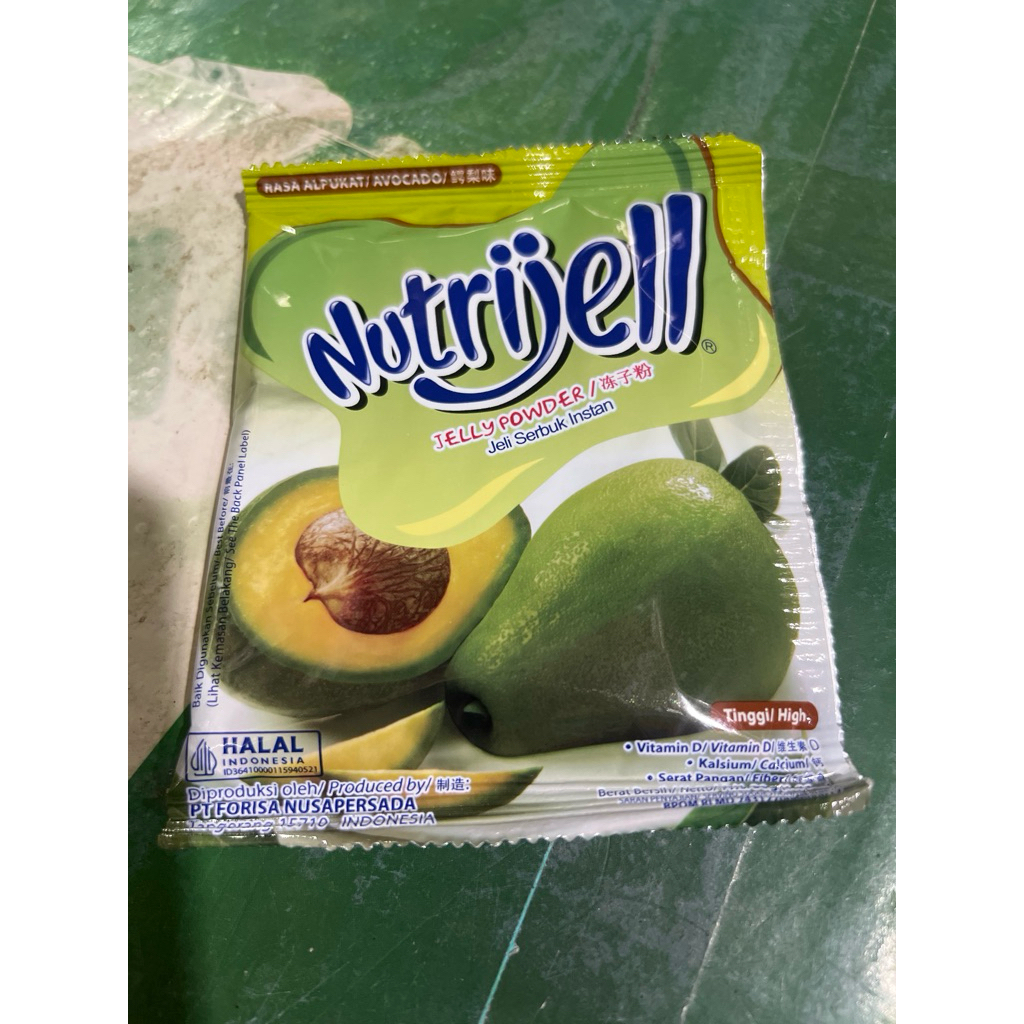 

Nutrijell Alpukat 30g 30gr 30 g gr gram - Nutri Jell Avocado Jelly Powder Agar