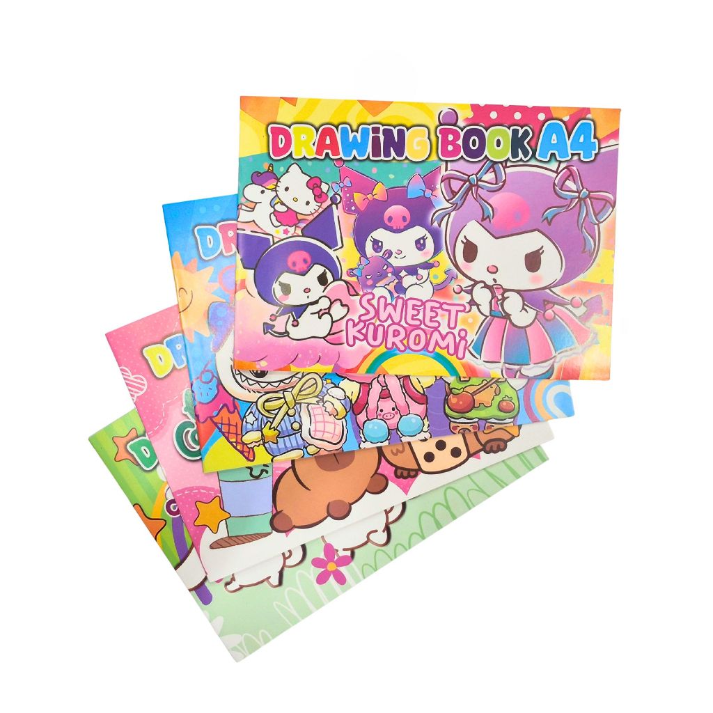 

1 PAK / 10 Buku Gambar Fancy A4 6'S LBB CP KRM ( Drawing Book )