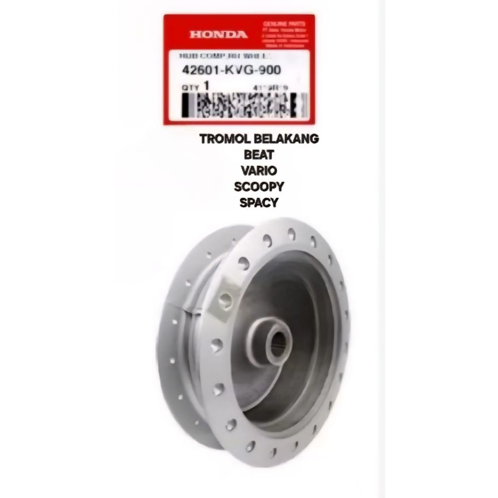 TROMOL BELAKANG BEAT SCOOPY SPACY VARIO ORIGINAL