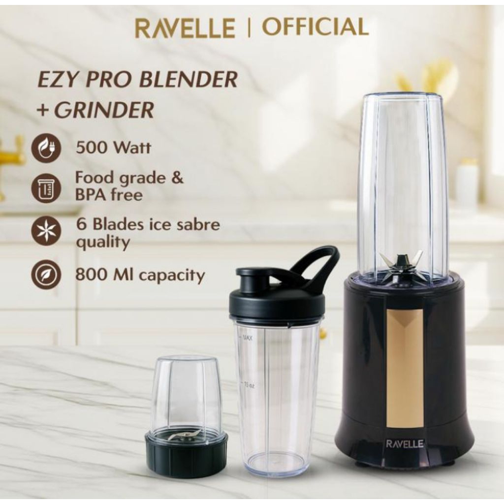 RAVELLE Ezy Pro Blender & Grinder