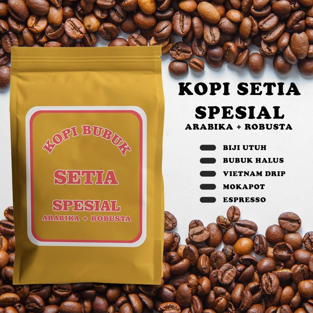 

MCL - Kopi SETIA Spesial (Arabica+ Robusta) Asli Makassar