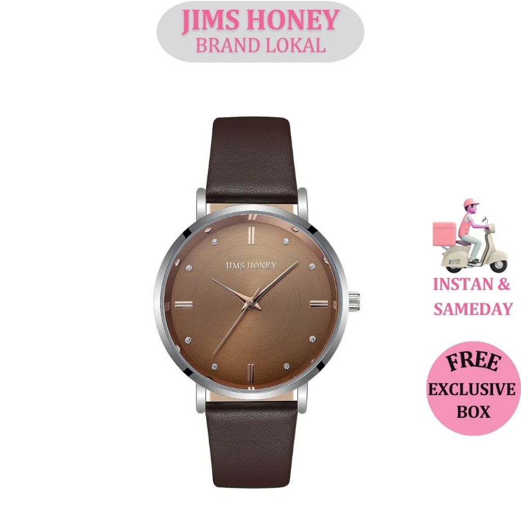 Jims Honey JT 8123 - Jam Tangan Wanita Lengkap Kotak