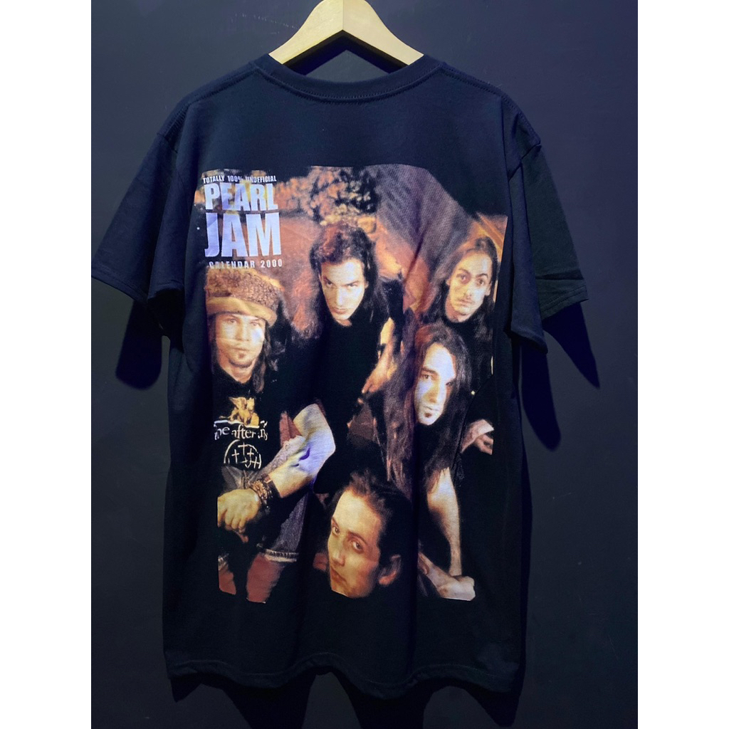 kaos band music AOP PEARL JAM original official merchandise / buildup tanpa jahitan samping
