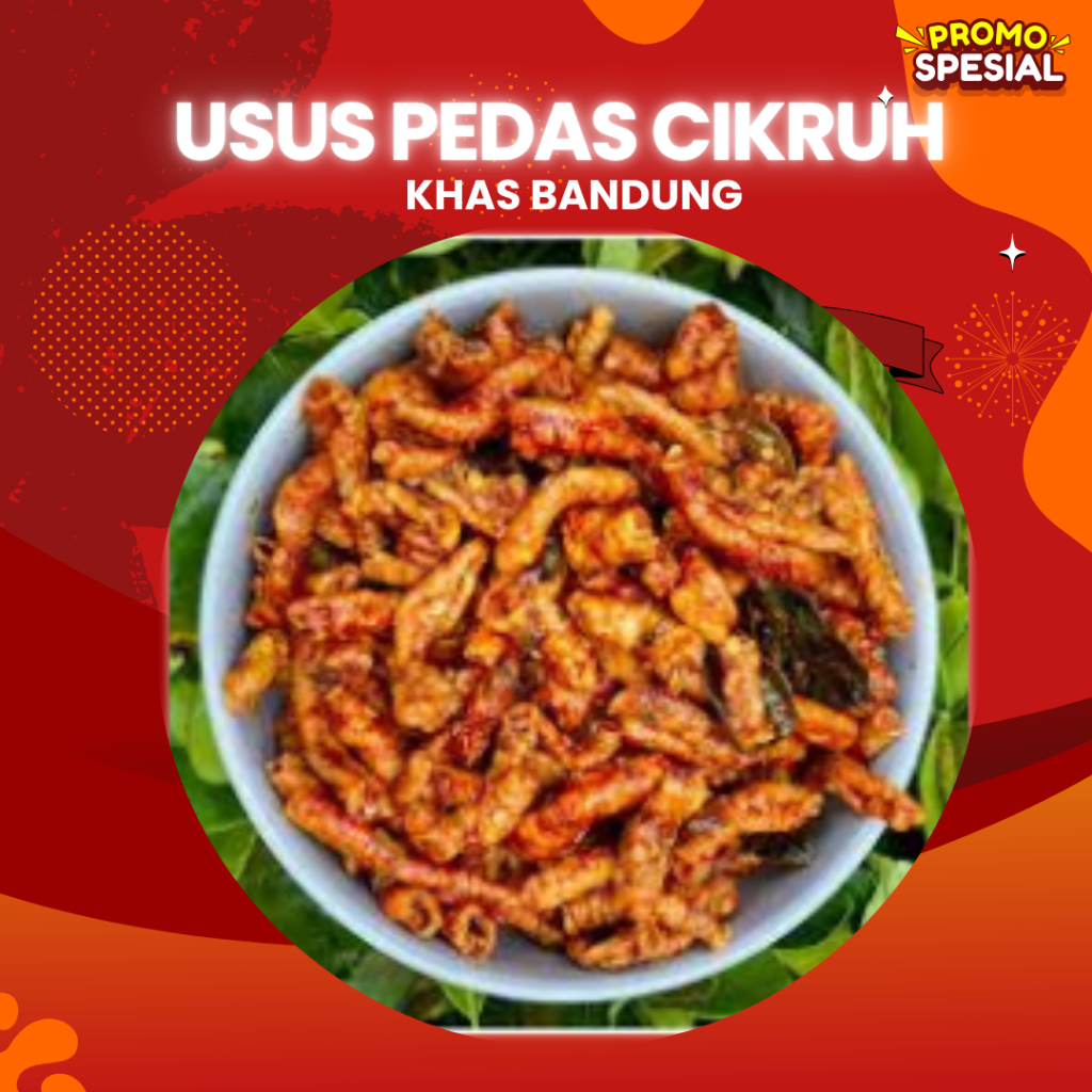 

SPESIAL PROMO USUS PEDAS GURIH DAUN JERUK / USUS PEDAS / USUS KRISPI