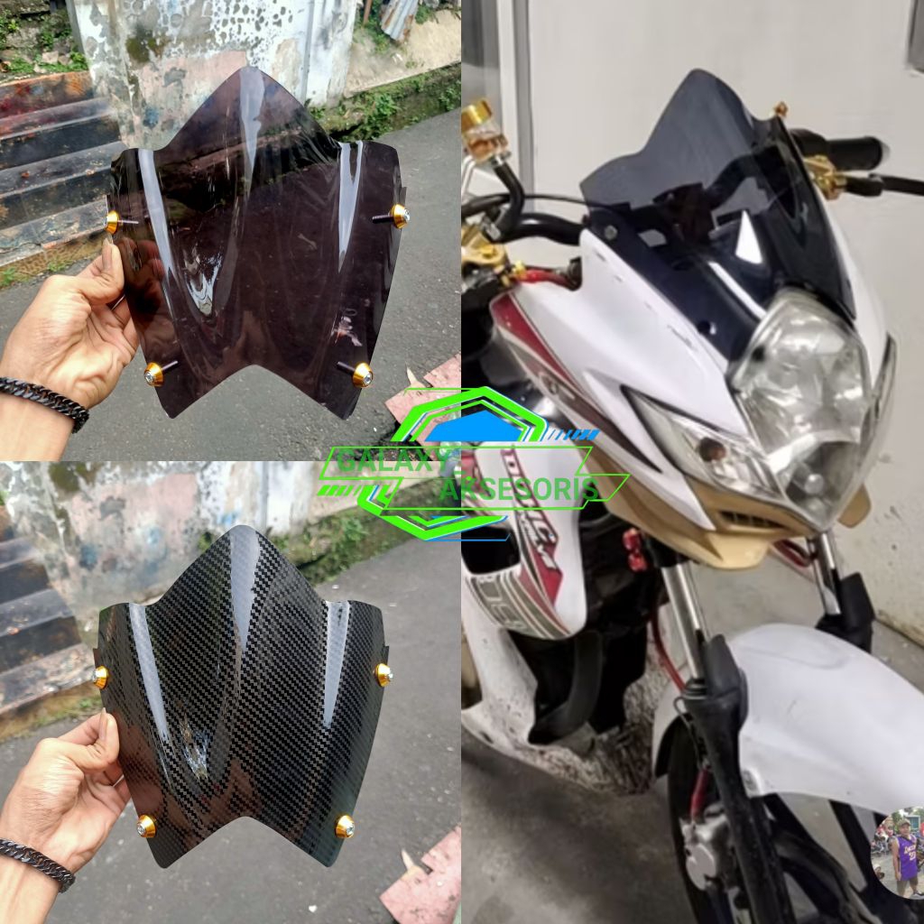 Visor satria fu barong 150 lama visor fu barong model standar