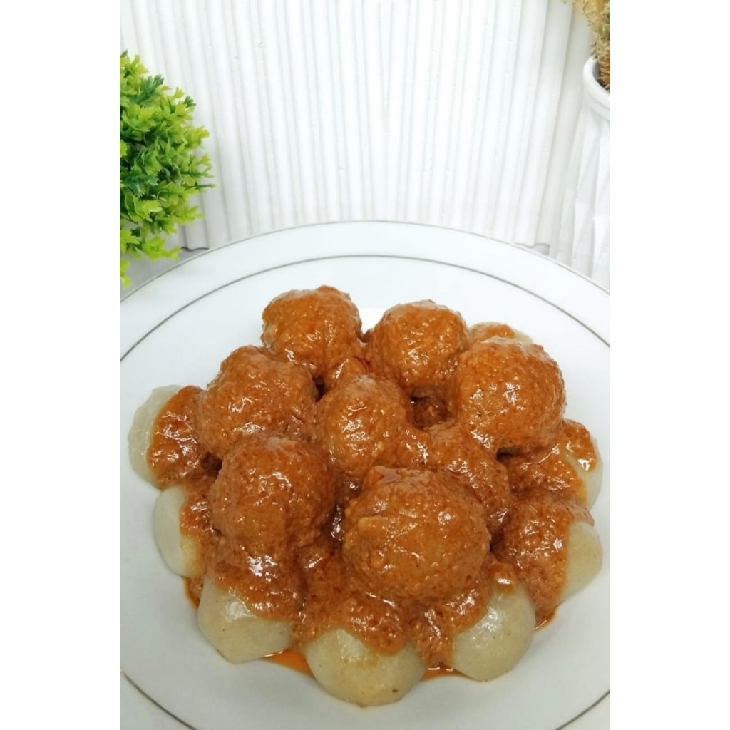 

Cilok Mantul BEKASI ( 25 pcs) isi ayam + bumbu kacang