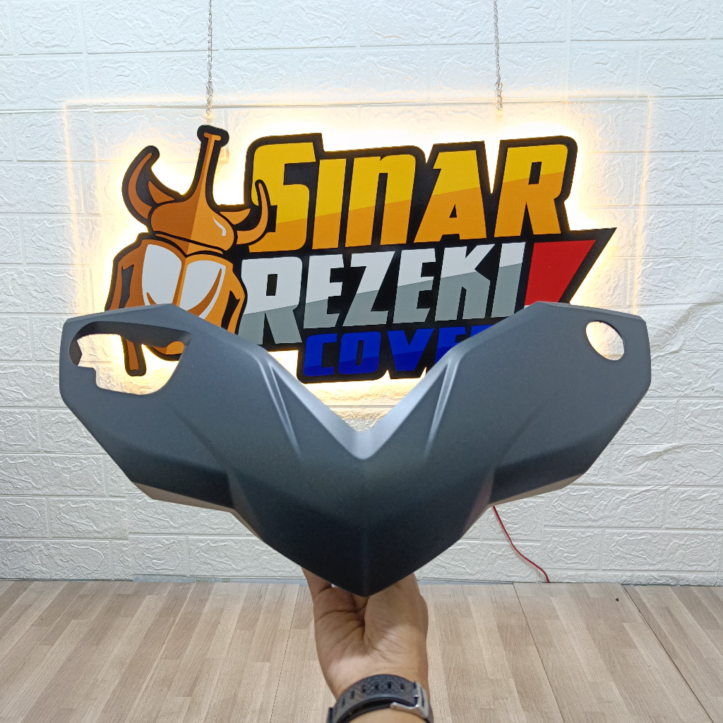 Win - Batok Depan Vario 110 FI ESP Led K46 2014 - 2019 Hitam Doff