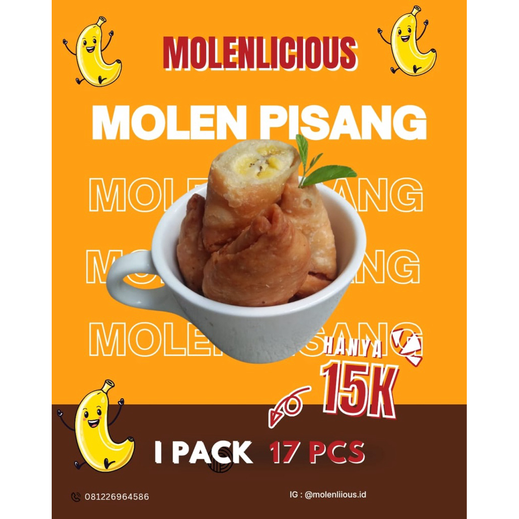 

Molen Frozen Rasa Pisang / Pisang Molen