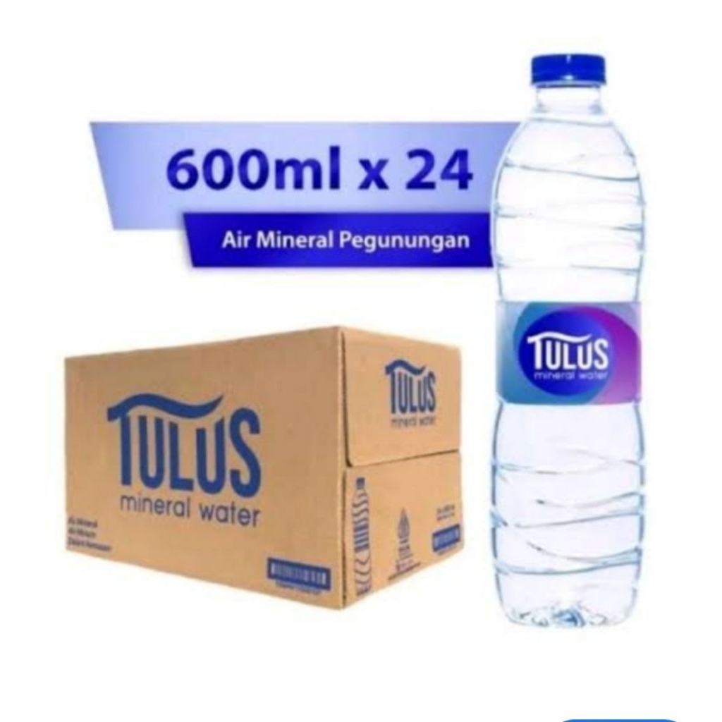 

Air Mineral Tulus Botol 600ml x 24 (1 Dus)