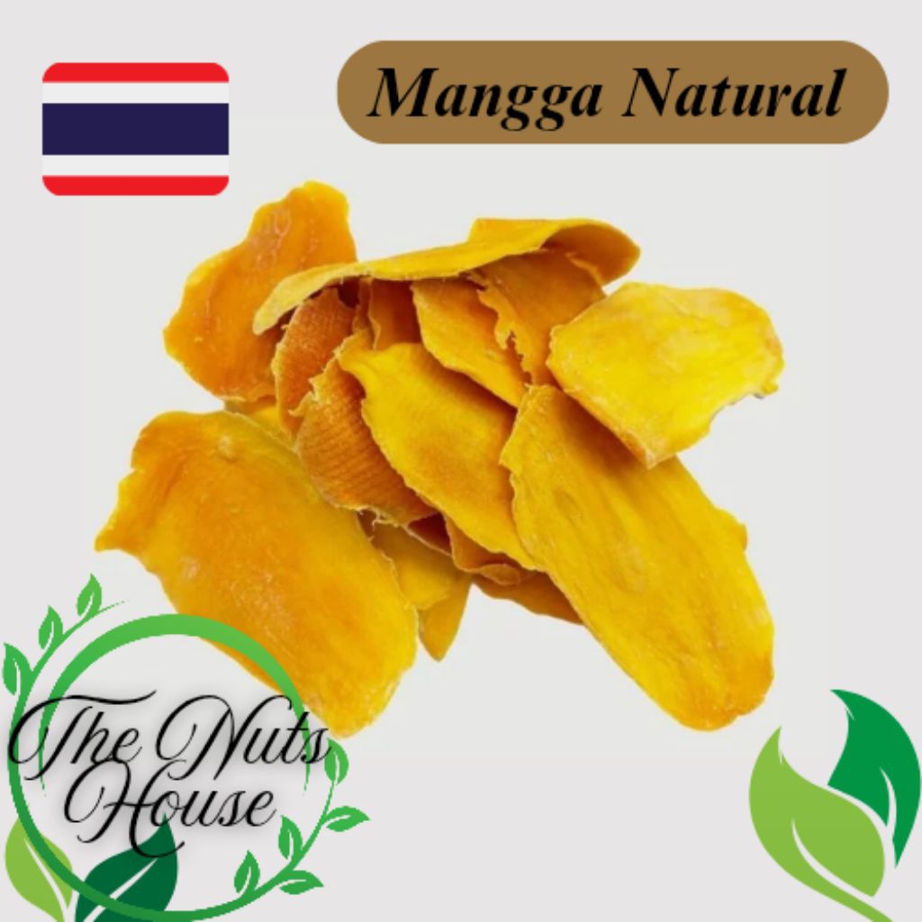 

Dried Mangoes Natural / Buah Mangga Kering 1kg (Thaliand)