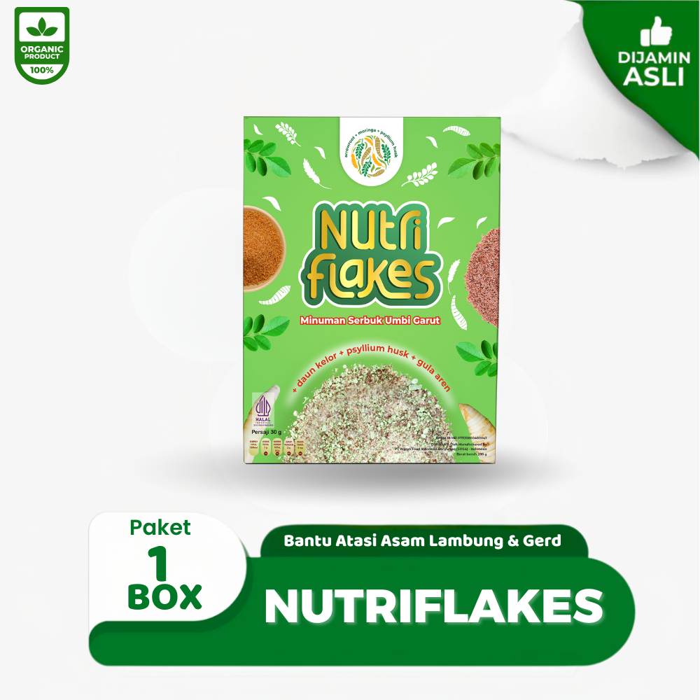 

Nutriflakes - Sereal Membantu Atasi Maag & Gerd Asam Lambung Box