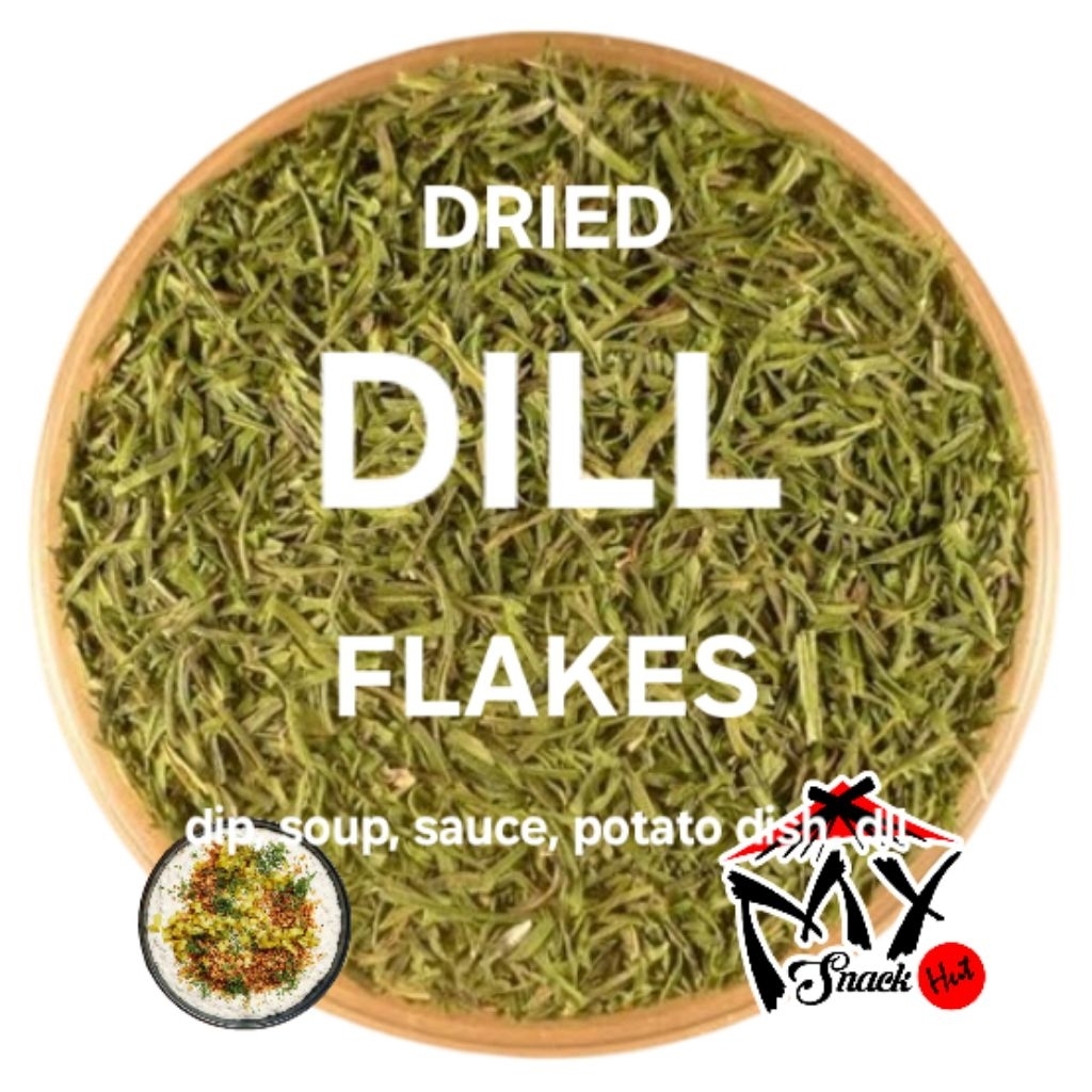 

DRIED DILL FLAKES 25GR DAUN ADAS SOWA KERING HERB DRY SOYA SABBASIGE SOPPU MANIS DIL LEAF SHI LUO 莳萝
