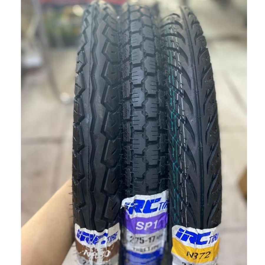 BAN LUAR IRC 275 -17 SP1 (PETAK TAHU) NR60 (SUPRA) NR72 (BINTANG)