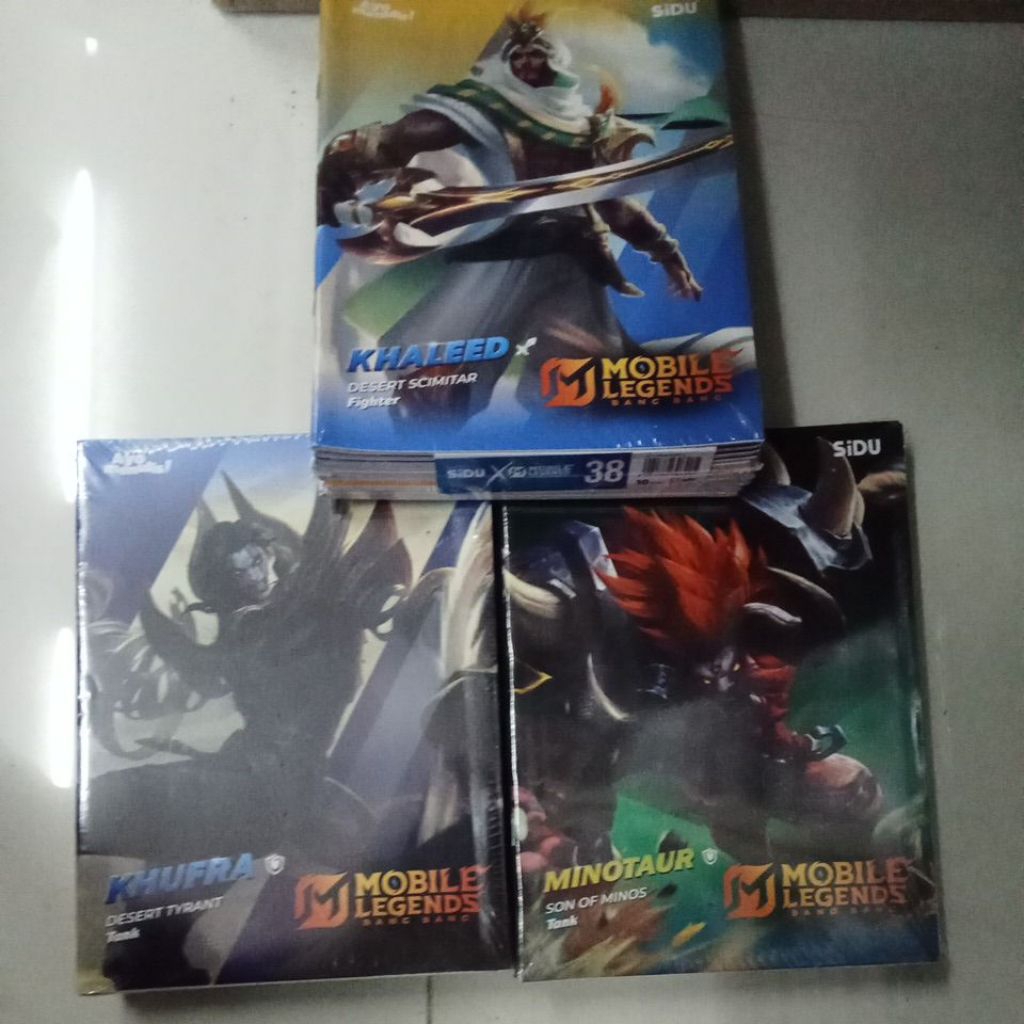 

Buku Sidu 38 Lembar Karakter Mobil Legends(1pak isi 10Buku)