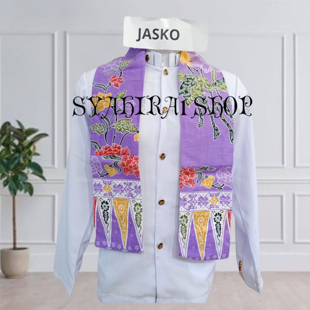 Cukin Batik Ciri Khas Adat Pria Betawi Syal Pria Cukin Syal Betawi Motip Terbaru