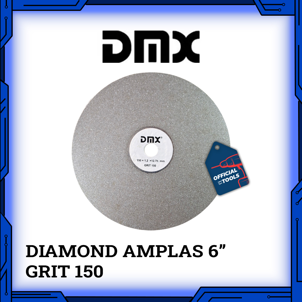 Diamond Disc DMX Lapping Wheel 6 inc / Mata Amplas Intan 150mm amplas batu akik
