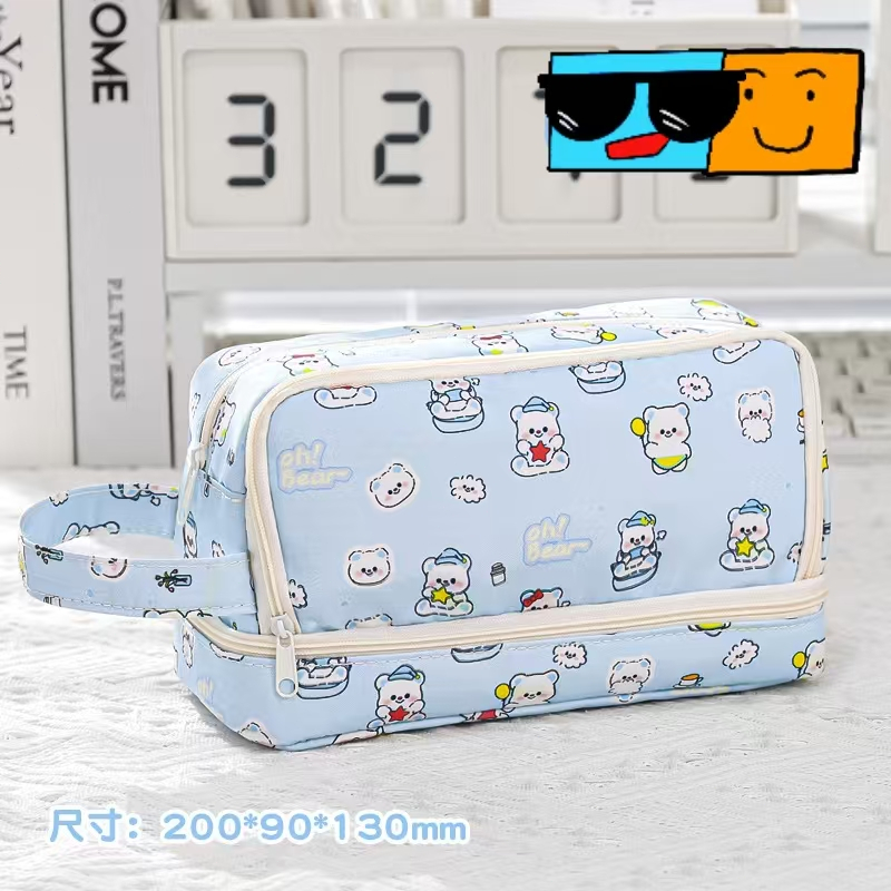 

Kapibala pencil case, high-end and creative, large capacity stationery box for students, cartoon pencil case