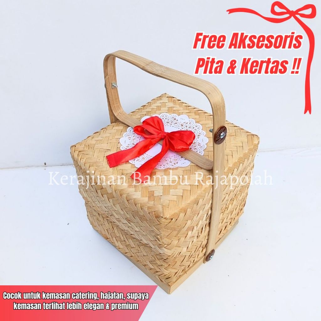 Besek susun 2 jinjing/Pipiti susun jinjing/Besek pipiti susun/Besek catering susun/Besek hajatan sus