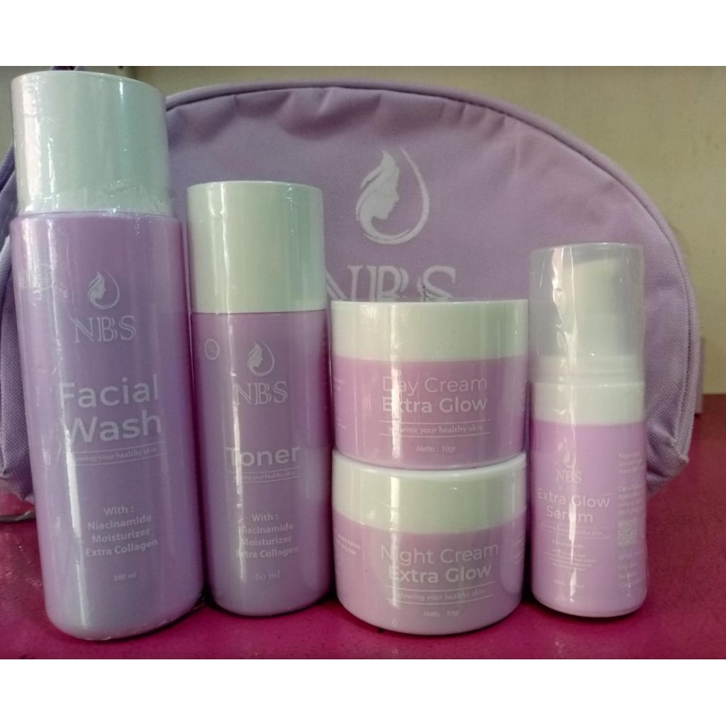 ORIGINAL NBS EXTRA GLOW ULTIMATE BOOSTER PAKET SKINCARE NBS BARU EXTRA ULTIMATE BOOSTER ECER NBS Fac