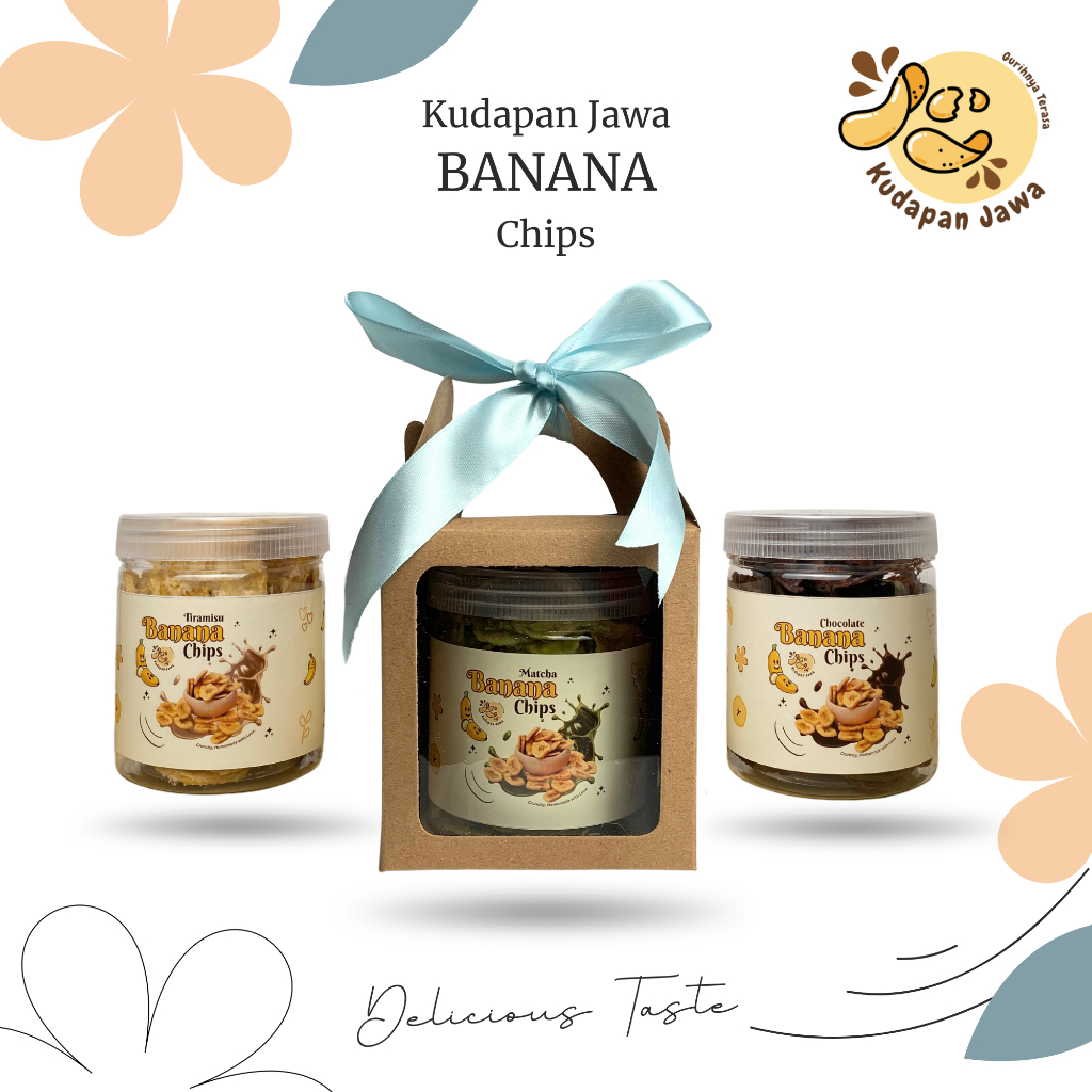 

GIFT KUDAPAN JAWA - Keripik Pisang Full Coklat Lumer Melted Choco Banana Chips