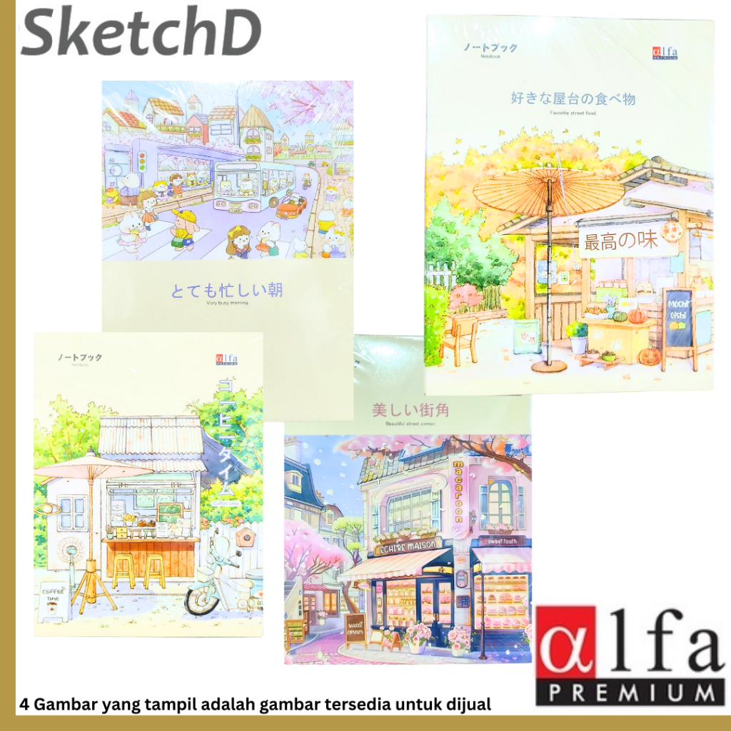

Buku Tulis Alfa 38 lembar 21 x 16cm Note book Buku Catatan Sekolah ada Harga Grosir