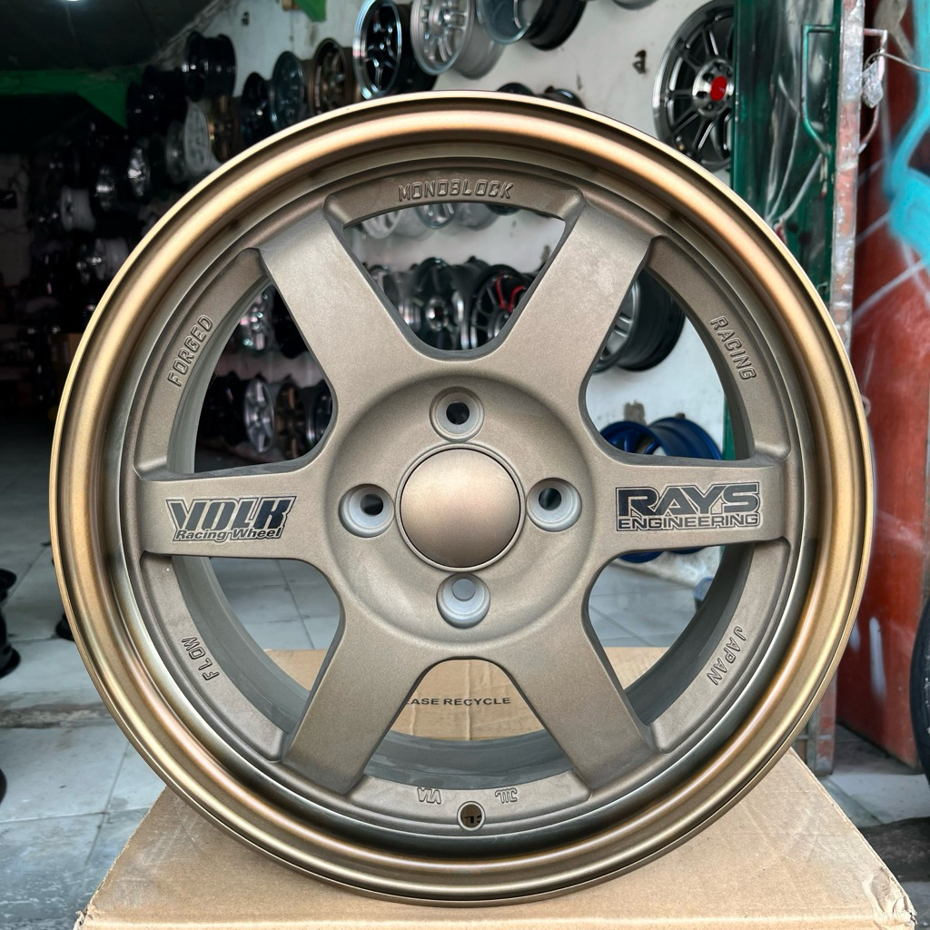 velg te 37 r 15  lebar 6.5 et 40 Brio agya aula