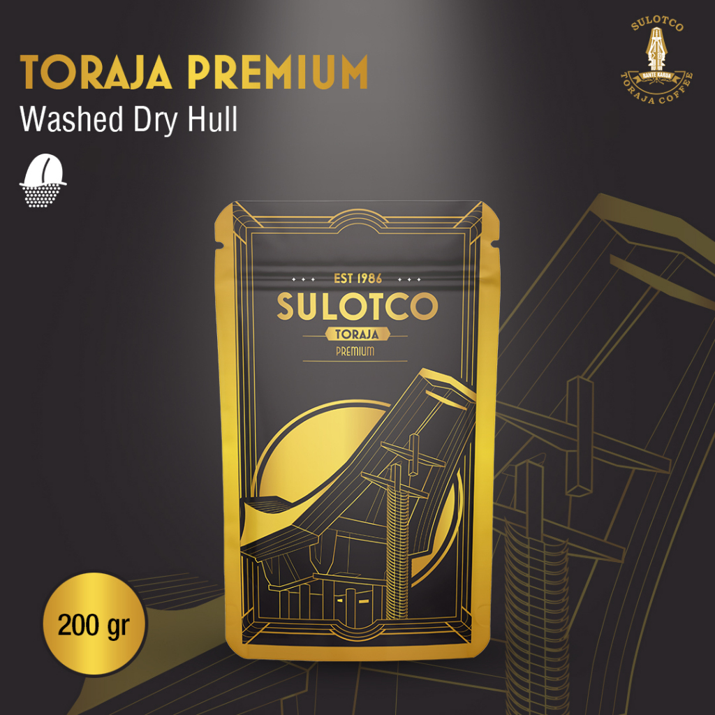 

Kopi Arabica Toraja Premium - Roasted Beans 200 Gram