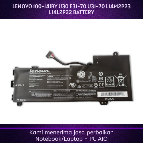 LENOVO 100-14iBY 310-11iAP E31 E31-70 U30 U31 U31-70 U31-80 L14M2P23 L14L2P22 L14M2P24 Original Batt