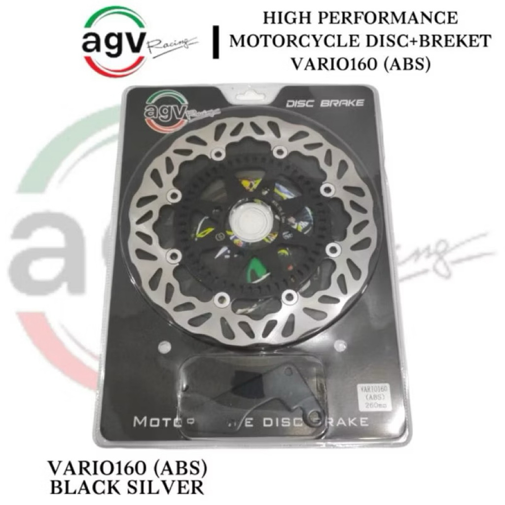 Piringan cakram disc cakram Vario 160 abs ukuran 260plus breket khusus vario160abs