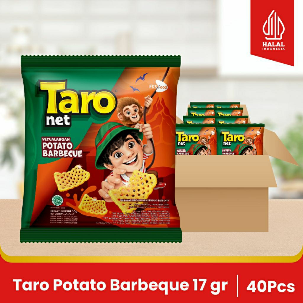 

Taro - Barbeque - Small Pack - 1 Karton (4renceng) - 40 Pcs - 17gr