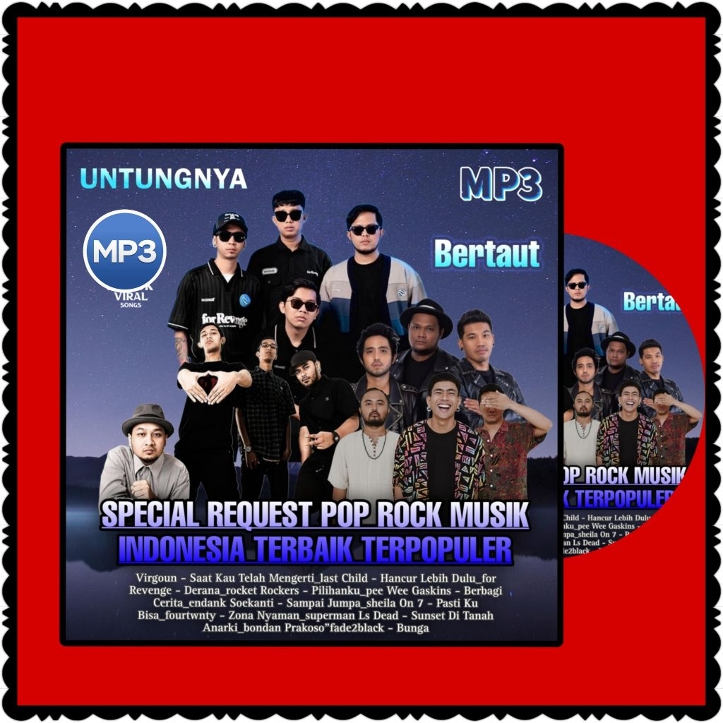 KASET MOBIL MP3 LAGU POP ROCK INDONESIA TERPOPULER DI SPOTIFY-KASET CD MP3 LAGU POP INDONESIA HITS T