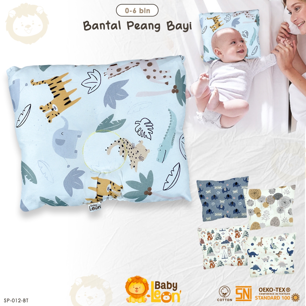 BABY LEON Bantal Anti Peang Bayi Bantal Tidur Bayi Perlengkapan Tidur Bayi Baru Lahir Murah Bantal T