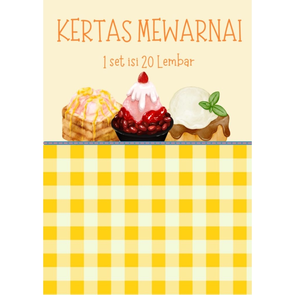 

KERTAS MEWARNAI ANAK-ANAK EDISI MAKANAN