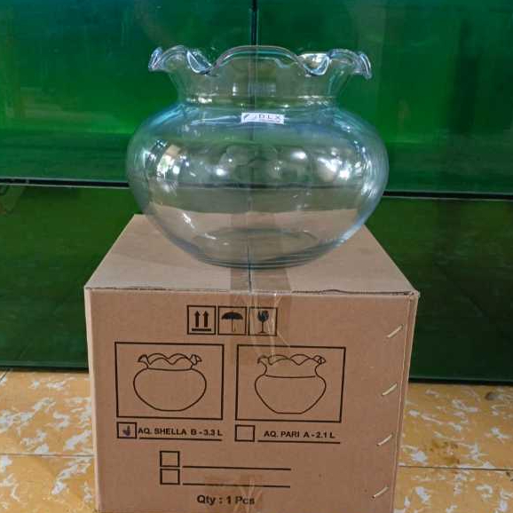 Aquarium Bulat Aquarium Fish Ball DLX 3,3Liter Aquarium Undian