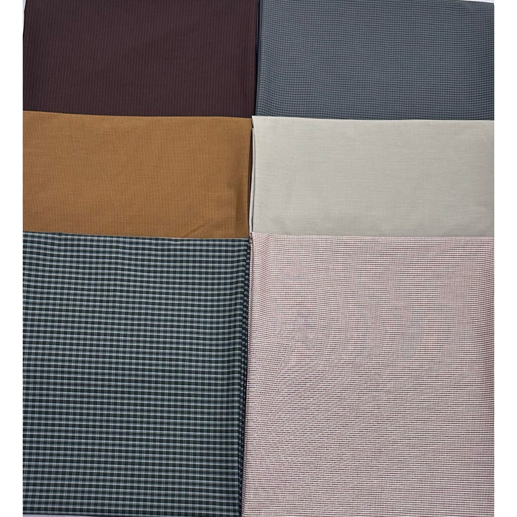 KATUN POPLIN KOTAK HALUS 100%KATUN TERMURAH