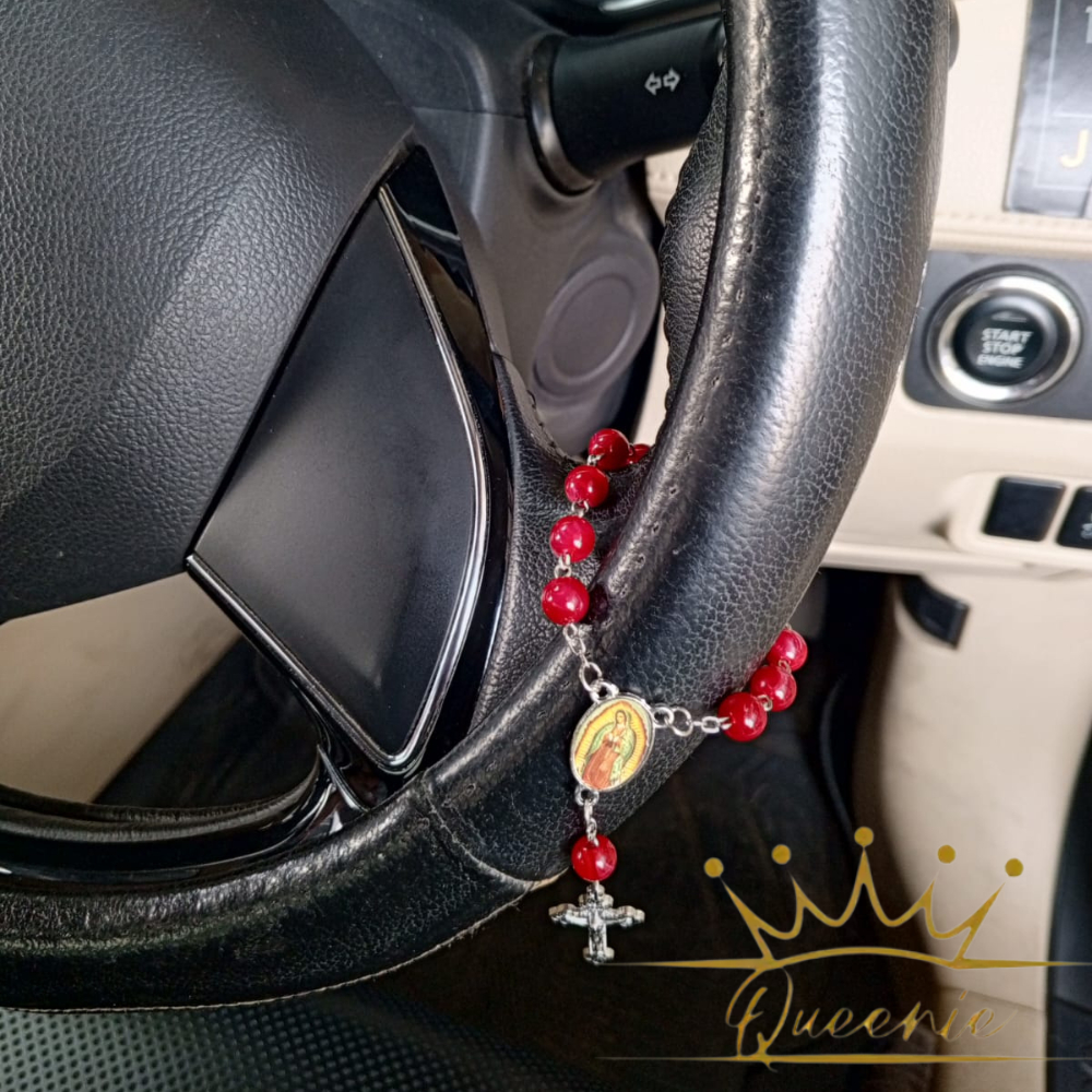 Gantungan Rosario Stir Mobil | Aksesories Hiasan Mobil | Rosario Gantungan Pintu Mobil