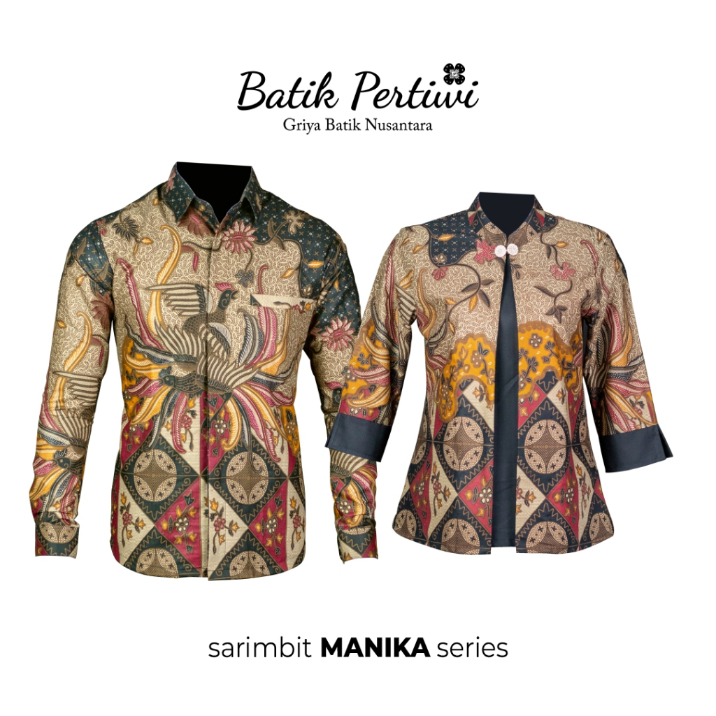BATIK COUPLE MANIKA SERIES - Batik Pertiwi Jogja