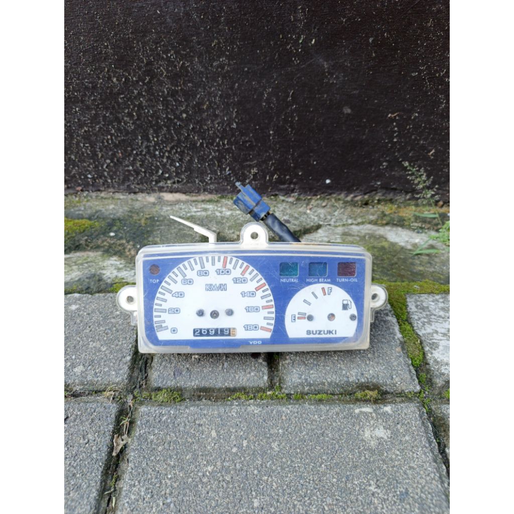 Speedometer spidometer kilometer spedometer satria 2 tak satria lumba original copotan tanpa jarum