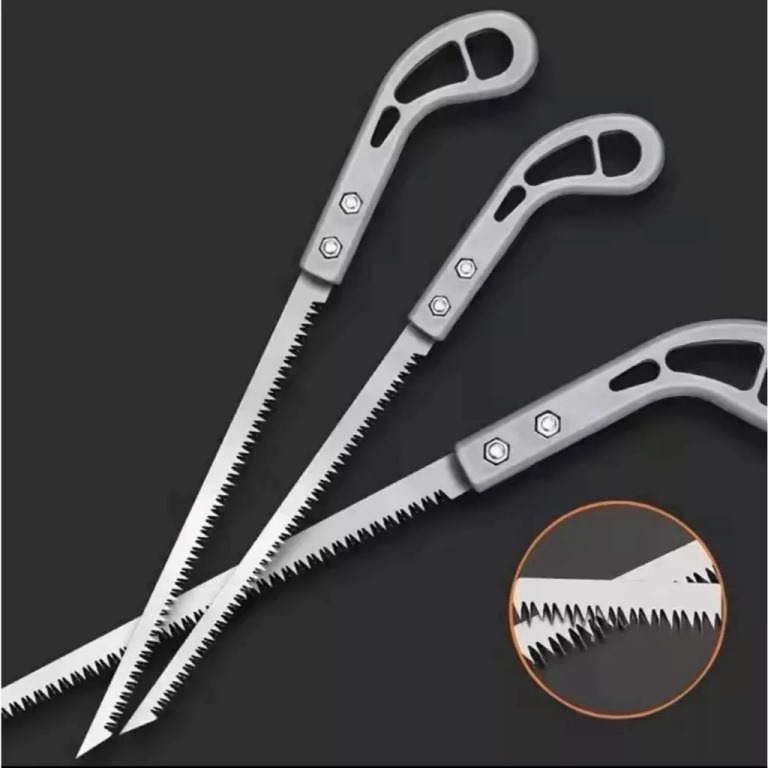 GERGAJI PORTABEL manual portabel universal besi kayu bambu plastik besar